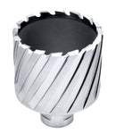 Fraises annulaires H.S.S. de 2" Profondeur de coupe avec tige Weldon 3/4" ou 1-1/4 po, sol CBN, norme ANSI