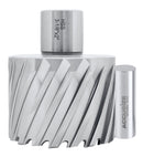 Fraises annulaires H.S.S. de 2" Profondeur de coupe avec tige Weldon 3/4" ou 1-1/4 po, sol CBN, norme ANSI