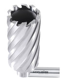 3" Cutting Depth, H.S.S. Annular Cutters with 3/4" Weldon Shank, CBN Ground, ANSI Standard