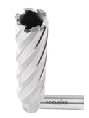 4" Cutting Depth, H.S.S. Annular Cutters with 3/4" Weldon Shank, CBN Ground, ANSI Standard