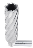 4" Cutting Depth, H.S.S. Annular Cutters with 3/4" Weldon Shank, CBN Ground, ANSI Standard