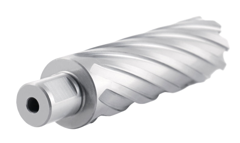 4" Cutting Depth, H.S.S. Annular Cutters with 3/4" Weldon Shank, CBN Ground, ANSI Standard