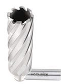 4" Cutting Depth, H.S.S. Annular Cutters with 3/4" Weldon Shank, CBN Ground, ANSI Standard