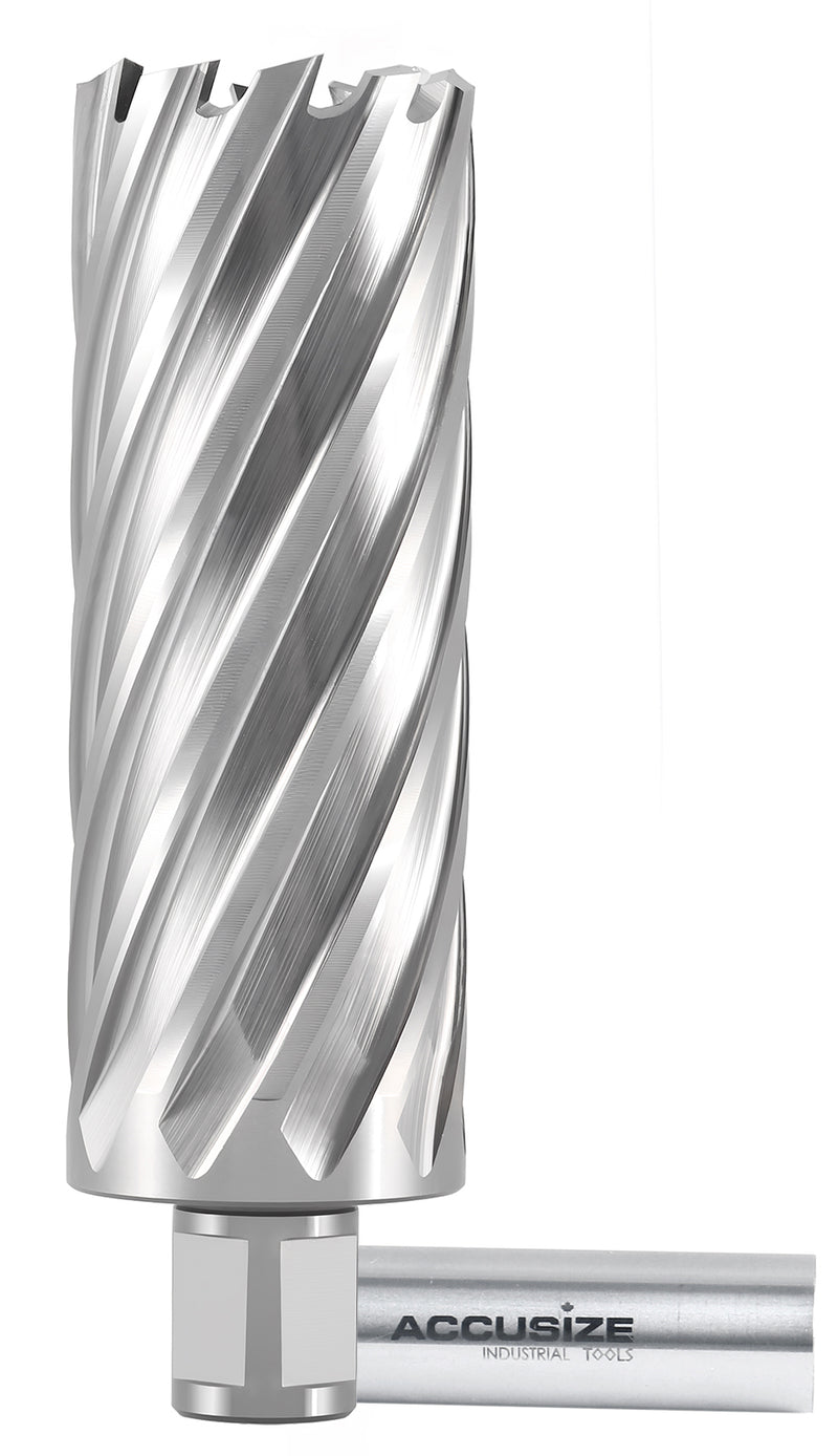 1-5/8″ Cutting Dia x 4″ Depth of Cut HSS Annular Cutter, CBN Ground, 3/4″ Weldon Shank, 2084-2031