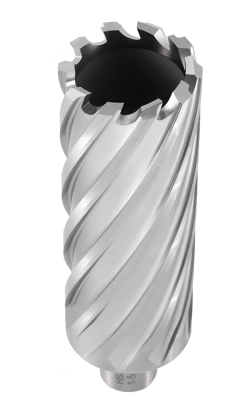 1-5/8″ Cutting Dia x 4″ Depth of Cut HSS Annular Cutter, CBN Ground, 3/4″ Weldon Shank, 2084-2031