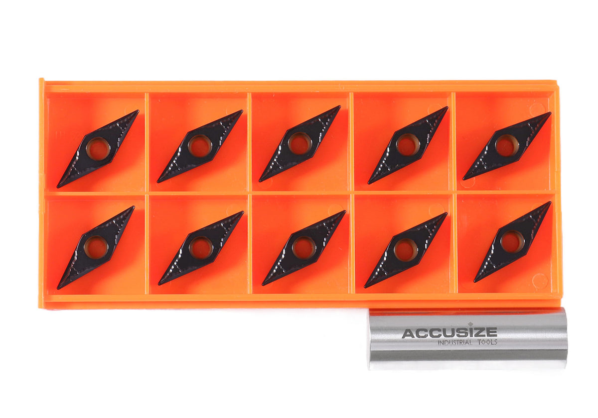 Carbide Inserts VBMT-MD CVD Coated 10pcs/set, BPS101