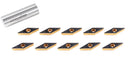 Carbide Inserts VBMT-MD CVD Coated 10pcs/set, BPS101