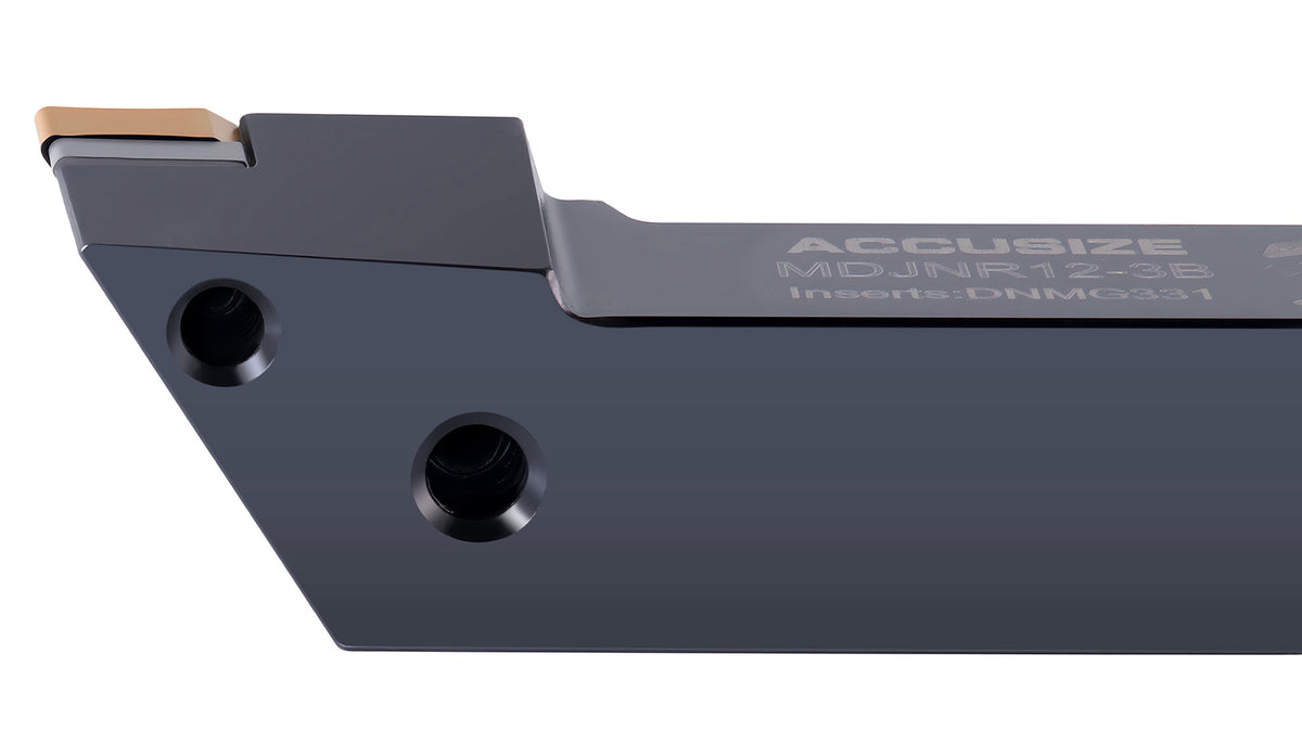 3/4'' by 4-1/2'' Mdjn R-12-3B Toolholder, Right Hand with Dnmg321 Carbide Insert, 2302-5016