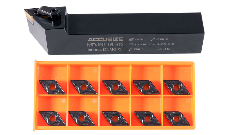MDJN R/L Toolholders with Extra DNMG-432 Carbide Inserts