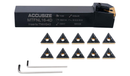 Porte-outils MTFN R/L avec 10 inserts en carbure TNMG