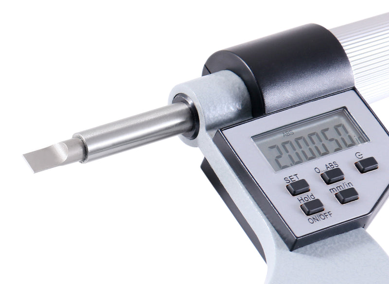 2-3''/50-75mm by 0.00005''/0.001mm Electronic Digital Blade Micrometers, Metric/Imperial, mm/inch, 2312-3010