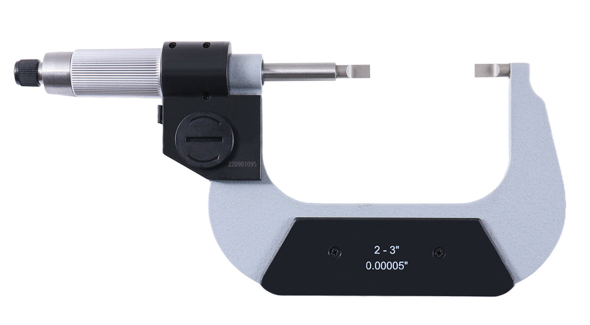 2-3''/50-75mm by 0.00005''/0.001mm Electronic Digital Blade Micrometers, Metric/Imperial, mm/inch, 2312-3010