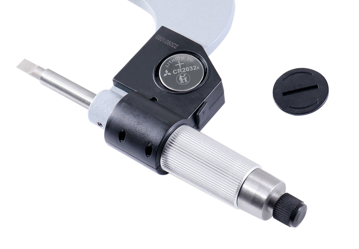 2-3''/50-75mm by 0.00005''/0.001mm Electronic Digital Blade Micrometers, Metric/Imperial, mm/inch, 2312-3010