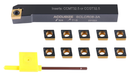 SCLC R/L Toolholders with Extra 10 CCMT Carbide CVD Coated Inserts