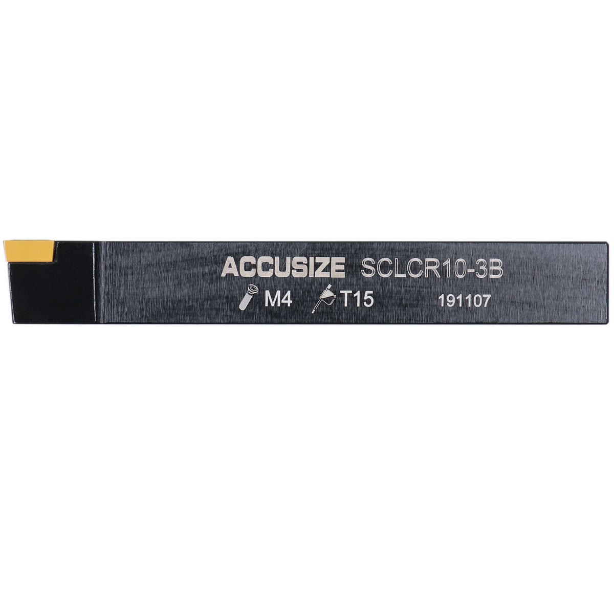Accusize Indexable Right-Hand SCLC R-10-3B Toolholder, 5/8 x 4-1/2 in