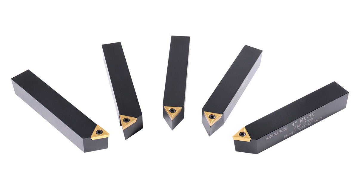 1'' 5 Pc Indexable Turning Tool Set, 2380-5643