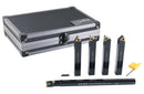 1/2" 5 pc/set Indexable Turning Tool Set (4 Pc Turning + 1 Pc Boring), 2386-0012