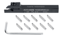 Indexable Cut-off Tool Holders with Carbide Inserts for Steel or Aluminum