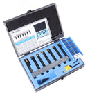7 Pieces/Set 3/8'' Indexable Carbide Turning Tool Set with 10 Extra Carbide Inserts in Fitted Box, 2387-2003plus