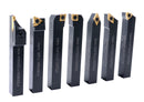 5/8'' Shank 7 Pc Indexable Carbide Turning Tool Set in Fitted Box, 2387-2005