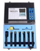 7 pc Indexable Carbide Turning Tools w/ Extra Inserts