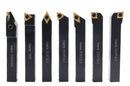7 pc Indexable Carbide Turning Tools w/ Extra Inserts
