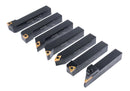 3/4'' Shank 7 Pc Indexable Carbide Turning Tool Set in Fitted Box, 2387-2006