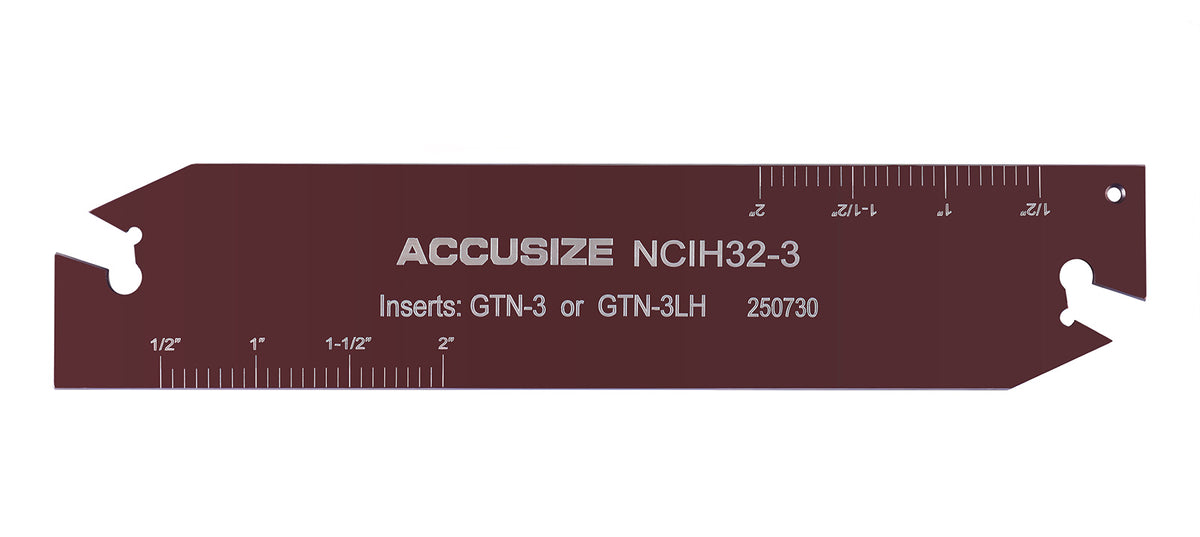 0.12'' by 5.9'' Ncih32-3 Vernier Positive Stop Adjustable Blades for Gtn-3 Inserts, 2402-0014