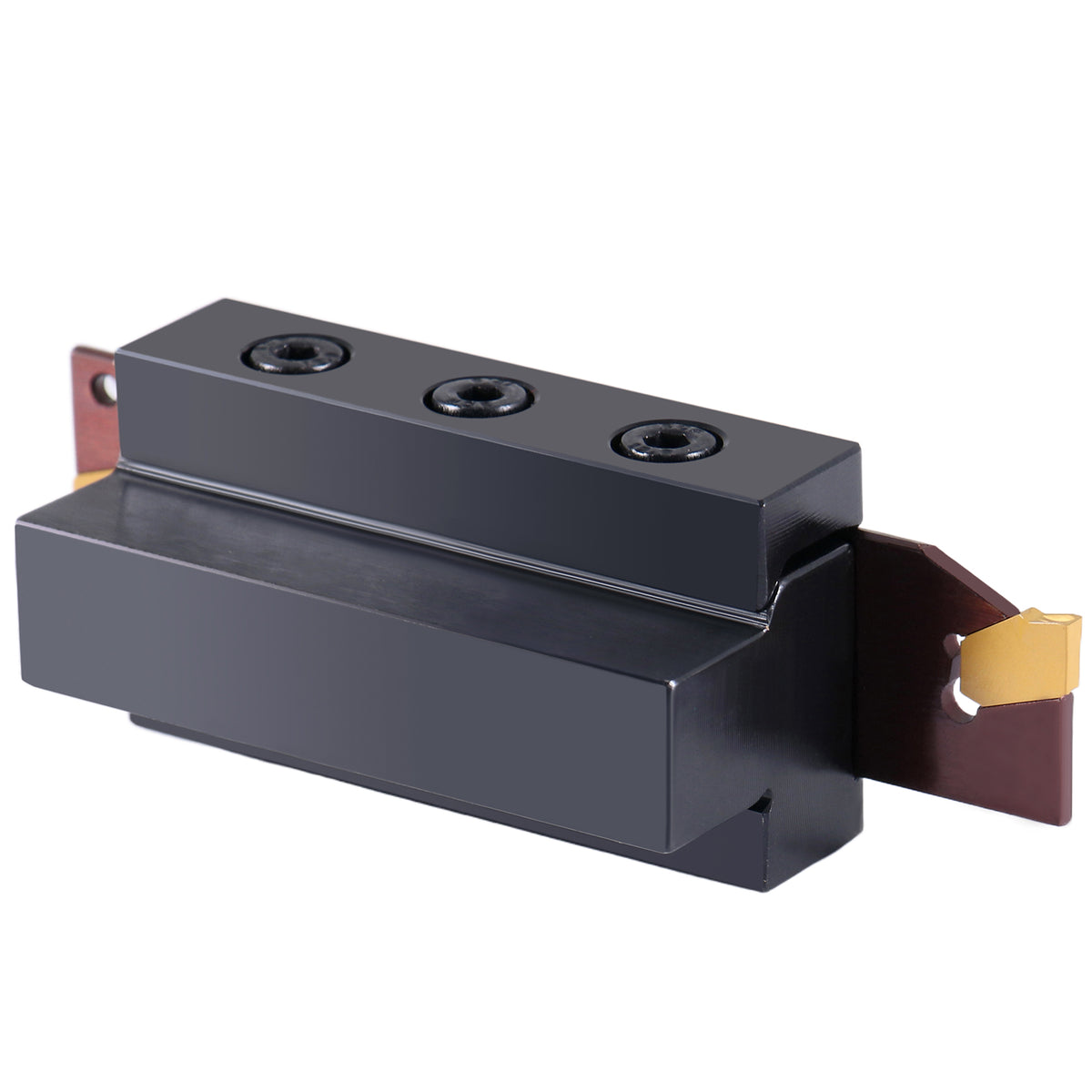 1/2'' Self-Lock Block Sltbn12-2 with 10 Pcs Gtn-2 Carbide Inserts and 1 Pc 0.087'' - 0.094'' Width Ncih19-2 Blade, 2410-0012