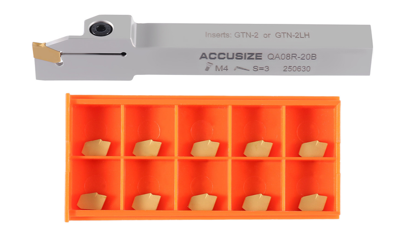 Heavy-Duty Indexable Grooving & Cut-Off Holder with Extra 10 Carbide T