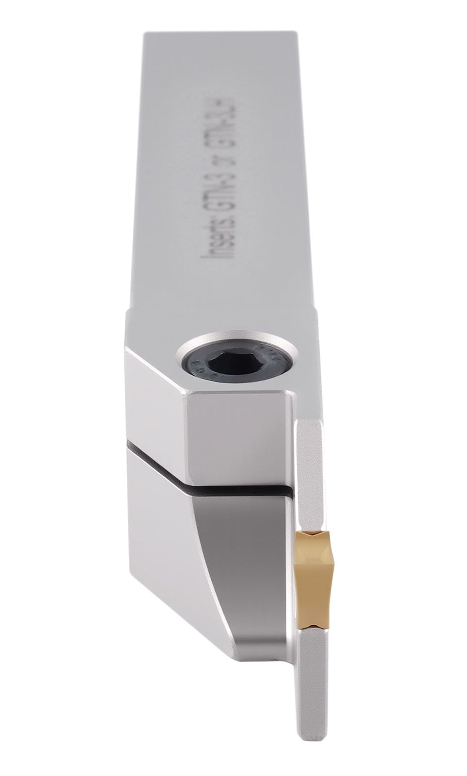 Porte-rainurage et coupure indexable robuste à droite, avec inserts en carbure GTN