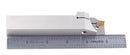 3/4'' by 3/4'' Heavy Duty Indexable Grooving Cut-Off Holder, Nickel Plated, Gtn-3 Tin Coating Carbide Insert, 2415-5030