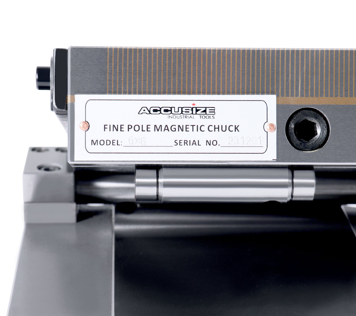6'' by 6'' Magnetic Sine Plate, Centre Distance of Rolls 4'', within .0002", 2520-1000