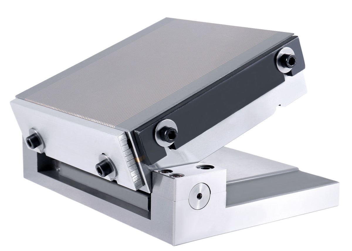 6'' by 6'' Magnetic Sine Plate, Centre Distance of Rolls 4'', within .0002", 2520-1000
