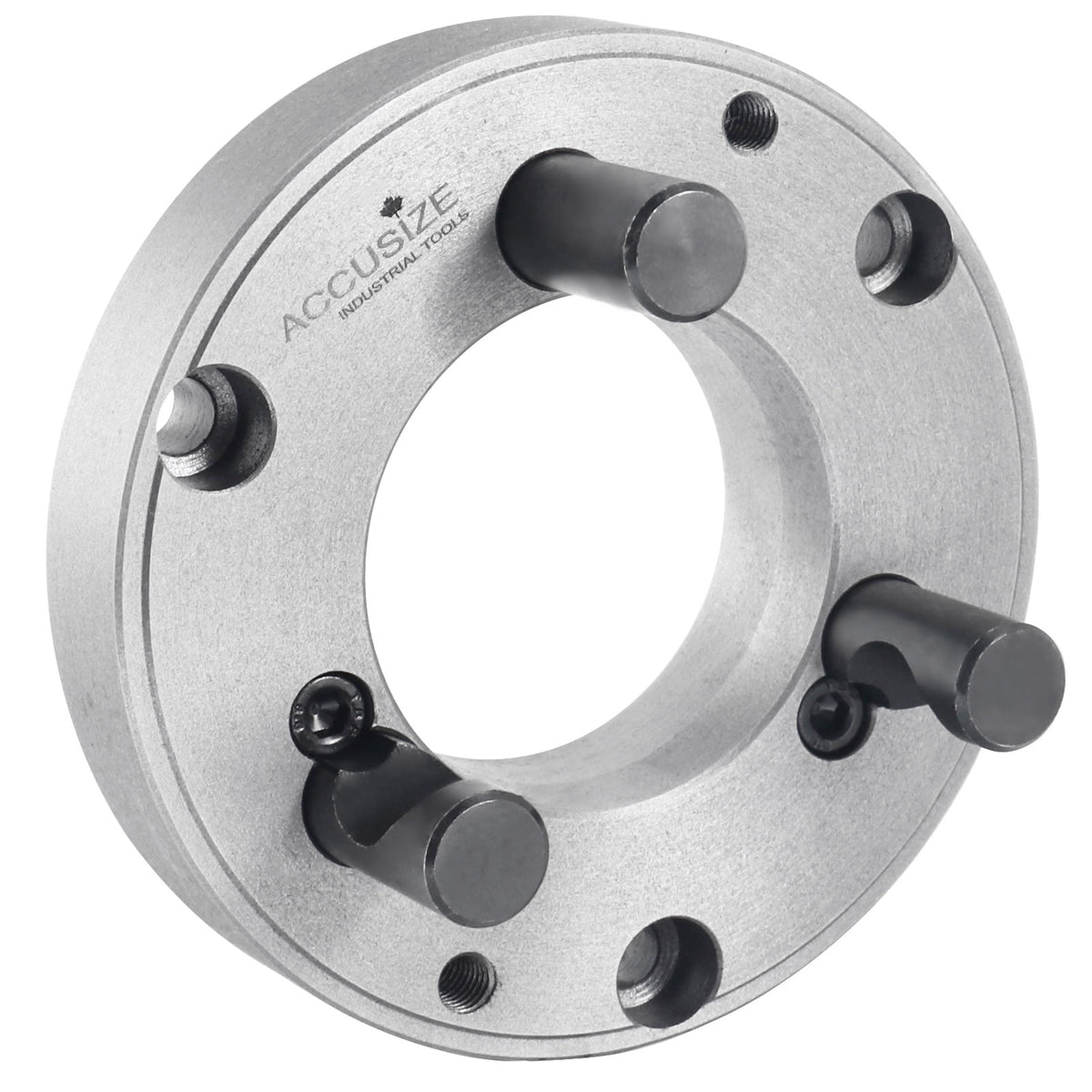 D1 Type Adaptor for Most 3 Jaw Lathe Chucks, Spindle Taper D1-4, Chuck Diameter: 5'', 2600-0510