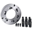 D1 Type Adaptor for Most 3 Jaw Lathe Chucks, Spindle Taper D1-6, Chuck Diameter: 8'', 2600-0513