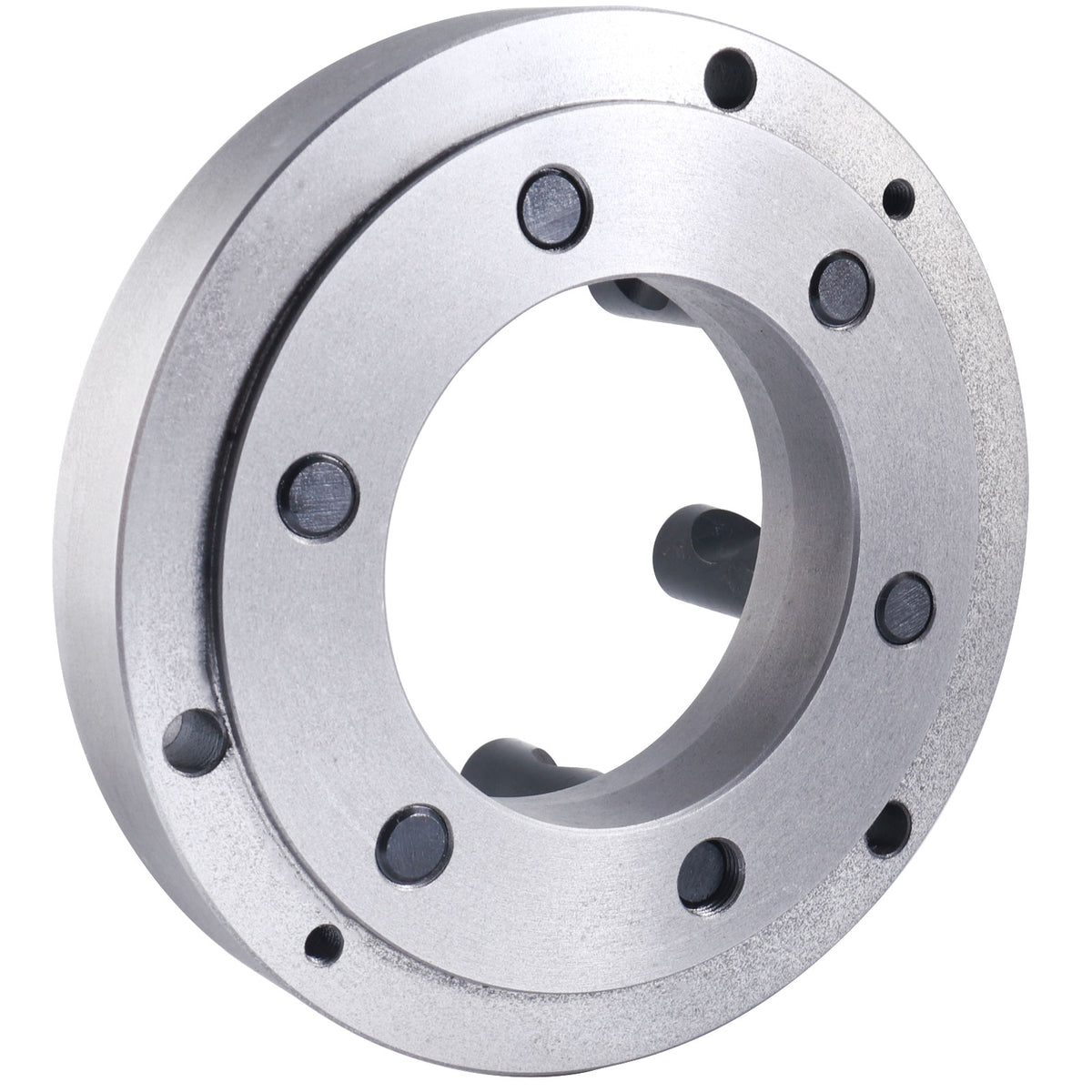 D1 Type Adaptor for Most 3 Jaw Lathe Chucks, Spindle Taper D1-6, Chuck Diameter: 8'', 2600-0513