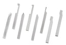 8 pcs H.S.S. Tool Bit Set, Pre-Ground for Turning & Facing Work, 1/4", 5/16", 3/8" & 1/2"