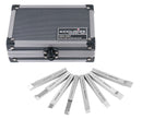 8 pcs H.S.S. Tool Bit Set, Pre-Ground for Turning & Facing Work, 1/4", 5/16", 3/8" & 1/2"