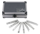 8 pcs H.S.S. Tool Bit Set, Pre-Ground for Turning & Facing Work, 1/4", 5/16", 3/8" & 1/2"
