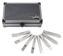 8 pcs H.S.S. Tool Bit Set, Pre-Ground for Turning & Facing Work, 1/4", 5/16", 3/8" & 1/2"