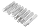 8 pcs H.S.S. Tool Bit Set, Pre-Ground for Turning & Facing Work, 1/4", 5/16", 3/8" & 1/2"