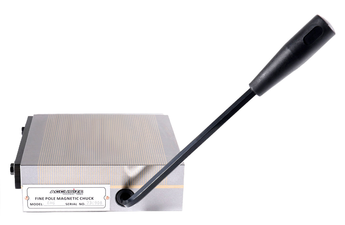 6'' by 6'' Within 0.0002'' Fine Pole Magnetic Chuck, 2720-1000