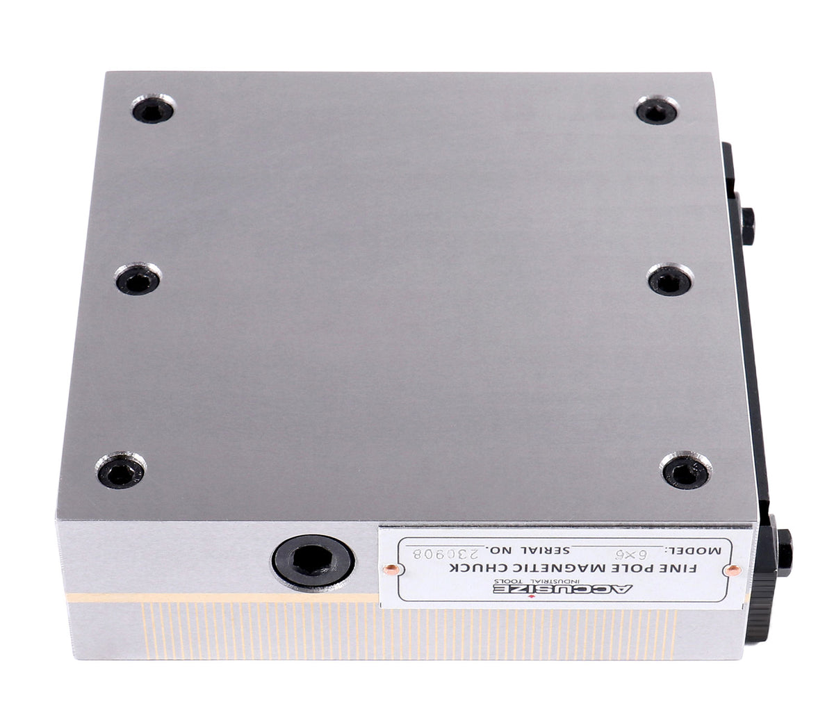 6'' by 6'' Within 0.0002'' Fine Pole Magnetic Chuck, 2720-1000