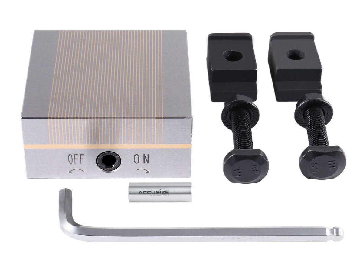4'' by 4'' Within by 0.0002'' Fine Pole Magnetic Chucks, 2720-2000