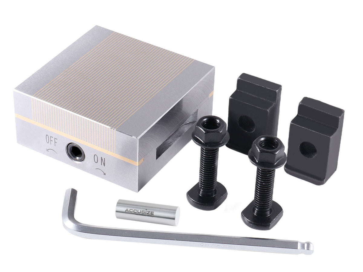 4'' by 4'' Within by 0.0002'' Fine Pole Magnetic Chucks, 2720-2000