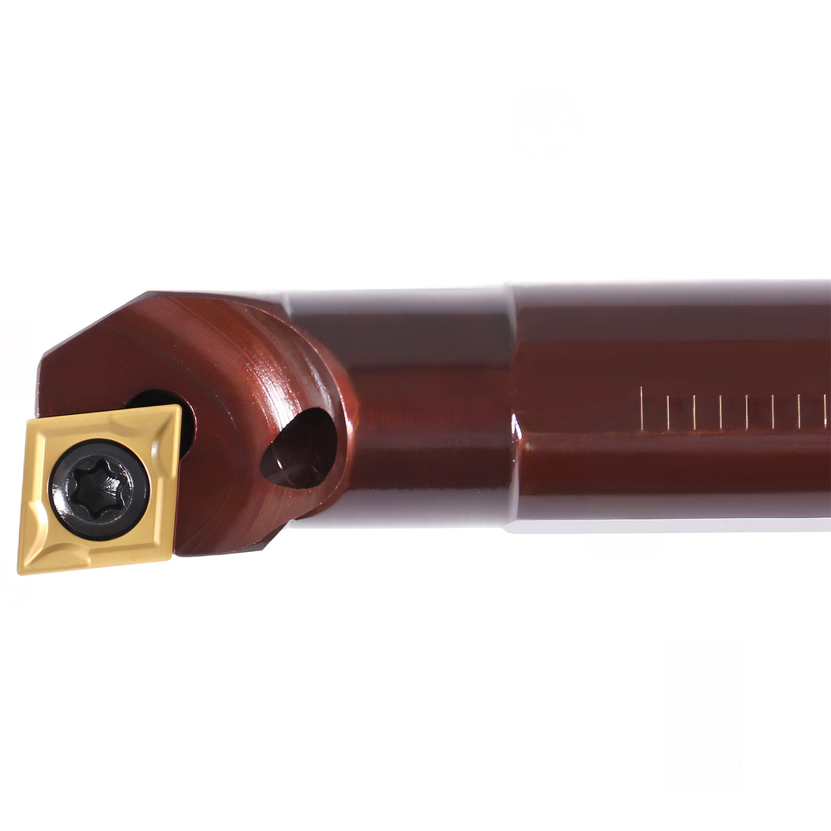 5/8'' by 6'' Overall Length, Rh Sclcr Coolant Through Indexable Boring Bar with Ccmt 32.5 Carbide Inserts, 2800-0037