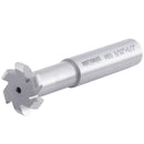 Northward HSS Convex Radius Cutter, R3/32, D7/8", 1/2" Shk, 6-Flute