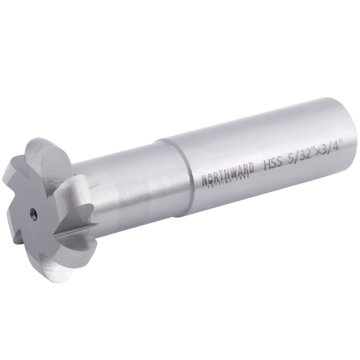 Northward HSS Convex Radius Cutter, R5/32, D1-5/16, 3/4" Shk, 6-Flute