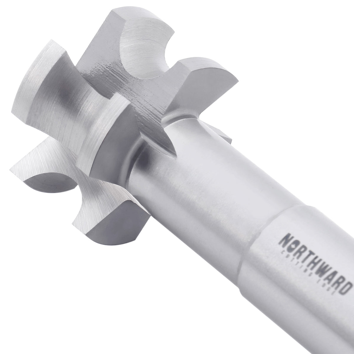 Northward HSS Concave Radius Cutter, R1/4", D1-1/4, 3/4" Shk, 4-Flute